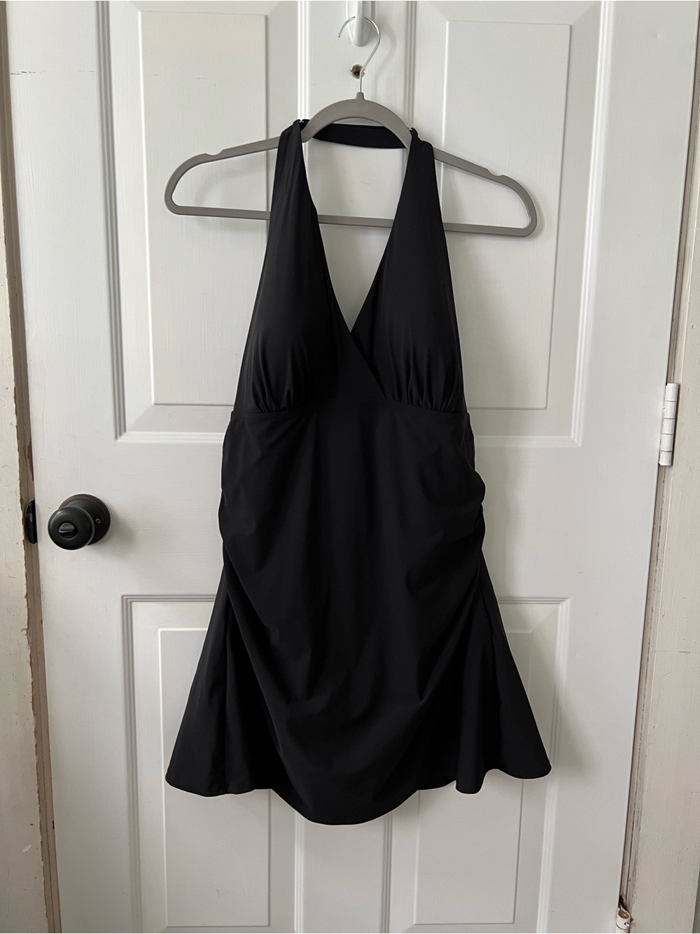 L.L. Bean Black Halter Swimdress